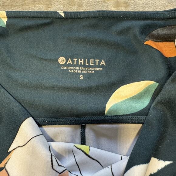 Athleta Floral Elation 7/8 Women’s Activewear Leggings SZ Small Fitness Athletic - Picture 7 of 13